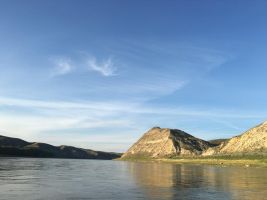 Evening boat ride on the South Saskatchewan River