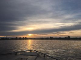 Evening on the river