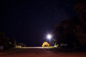 Night street view