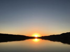 Sunset on the South Saskatchewan River