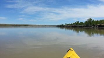 Kayaking on the Red Deer River 2